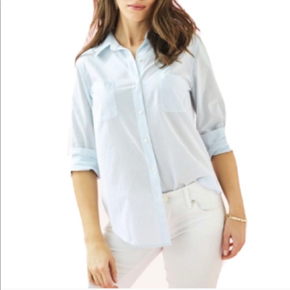 Lilly Pulitzer Sea View Button Down